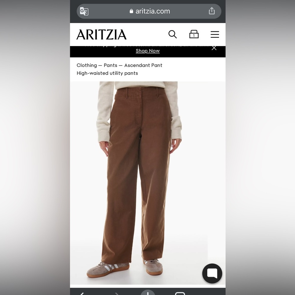 Wilfred Free Aritzia Ascendant Pant 00 - Picture 4 of 8